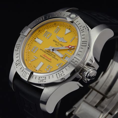 breitling avenger 2 seawolf gelb|Breitling Avenger seawolf price.